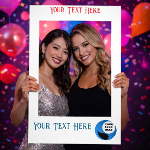 Custom Personalized Business Logo Photo Selfie Frame