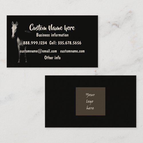 Custom Personalized Business with Your Logo Card