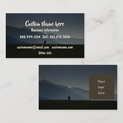 Custom Personalized Business with Your Logo Card