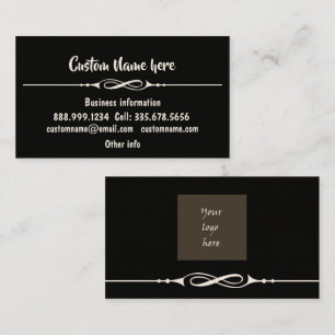 Custom Personalized Business with Your Logo Card