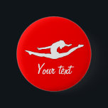 Custom Personalized Buttons Gymanst Dance<br><div class="desc">dance gymnastics tumbling buttons</div>