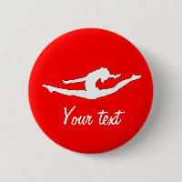 Custom Personalized Buttons Gymanst Dance