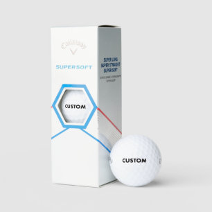 Custom Personalized Callaway Supersoft Golf Balls