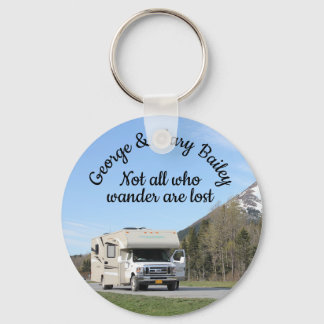 Custom Personalized Camper RV Keychain Your Photo