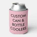 Custom Personalized Can Cooler Blank Template at Zazzle