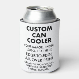Custom Personalized Can Cooler Sleeve Blank