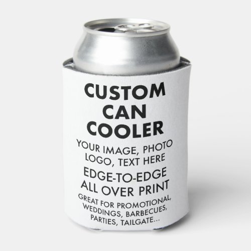 Custom Personalized Can Cooler Sleeve Blank