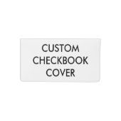 Custom Personalized Checkbook Cover Blank Template (Front)