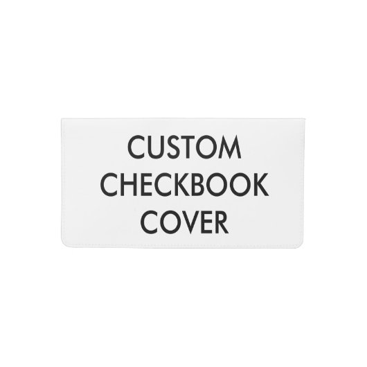 Custom Personalized Checkbook Cover Blank Template (Front)