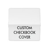 Custom Personalized Checkbook Cover Blank Template (Open)