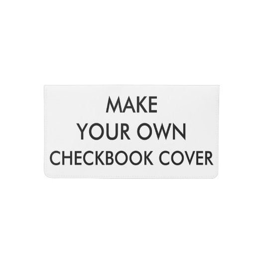 Custom Personalized Checkbook Cover Wallet (Front)
