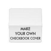 Custom Personalized Checkbook Cover Wallet (Open)