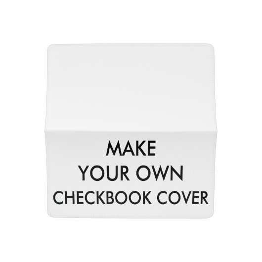 Custom Personalized Checkbook Cover Wallet (Open)