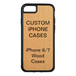 Custom Personalized Cherry Wood iPhone 8/7 Case