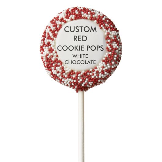 Custom Personalized Chocolate Oreo® Cookie Pops (Zoomed)
