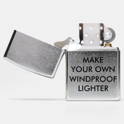 Custom Personalized Chrome Windproof Zippo Lighter