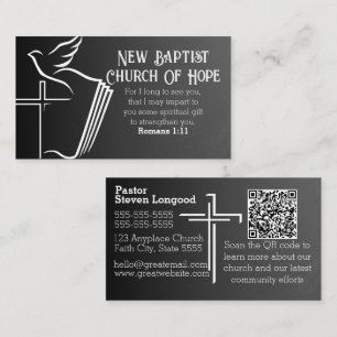 Custom Personalized Church Business Card