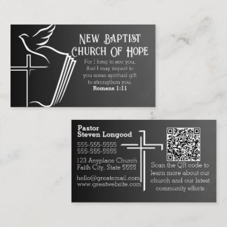 Custom Personalized Church Business Card