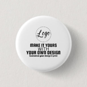 Custom Personalized Circle Button Template