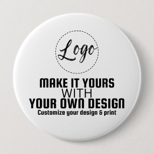 Custom Personalized Circle Button Template