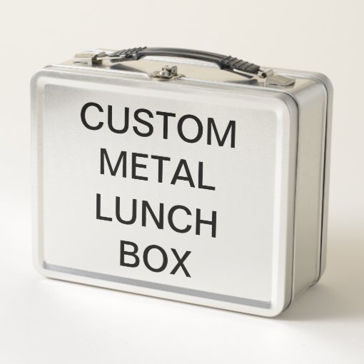Custom Personalized Classic Metal Lunch Box | Zazzle