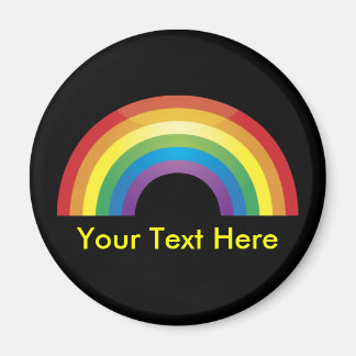 Custom Personalized Classic Rainbow Magnets