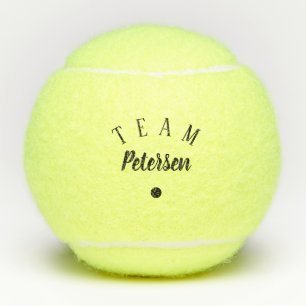 Custom personalized coach player name tennis balls