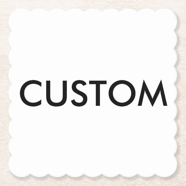 Custom Personalized Coaster Blank Template (Front)