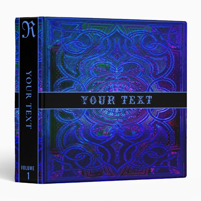 Custom Personalized Colorful 3 Ring Binder (Front/Spine)
