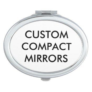 Custom Personalized Compact Mirror Blank Template by CustomBlankTemplates at Zazzle