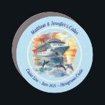 Custom Personalized Cruise Ship Cabin Stateroom Car Magnet<br><div class="desc">Customize your stateroom door with this cute cruise ship magnet. You can customize everything on the magnet to suit your needs.</div>