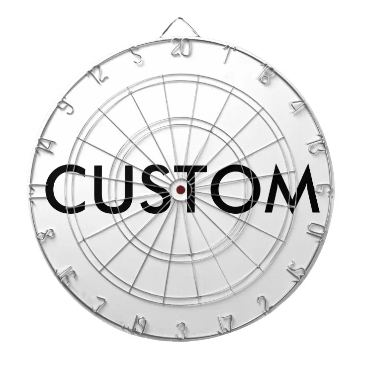 Custom Personalized Dartboard Blank Template | Zazzle