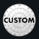 Custom Personalized Dartboard Regulation Size<br><div class="desc">Make, design, create your own custom Dartboard - regulation size. Personalized dart board including 6 brass darts (3 American flag dart flights and 3 UK dart flights), for birthday, Christmas gifts, wedding favors, and promotional sports business, school, and college recreation.</div>