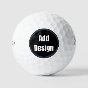 Custom Personalized Design Add Photo or Text Golf Balls