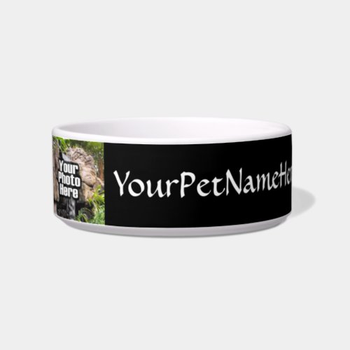 Custom Personalized Digital Photo Add Your Picture Bowl