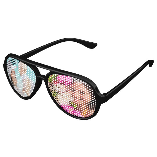 Custom Personalized DIY Aviator Sunglasses (Angled)