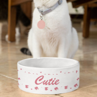 Custom Personalized Dog Cat Pet Bowl Dish Gift