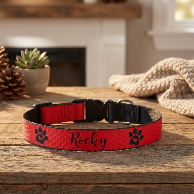 Custom Personalized Dog Collar with Name – Unique  (Custom Personalized Dog Collar with Name – Unique, Washable & Green Collar for Pets | Adjustable)