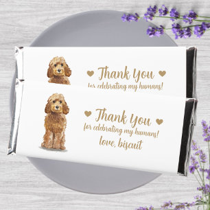 Custom Personalized Dog Wedding Hershey Bar Favors