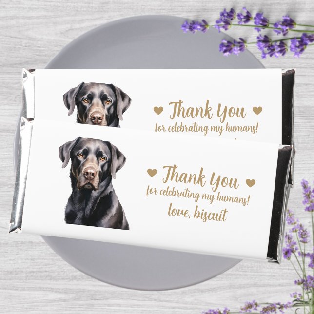 Custom Personalized Dog Wedding  Hershey Bar Favors (Creator Uploaded)