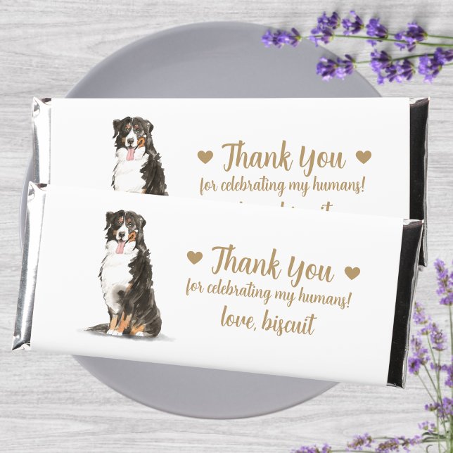 Custom Personalized Dog Wedding  Hershey Bar Favors (Creator Uploaded)