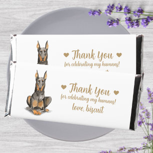Custom Personalized Dog Wedding Hershey Bar Favors