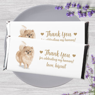 Custom Personalized Dog Wedding  Hershey Bar Favors