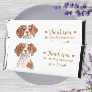 Custom Personalized Dog Wedding Hershey Bar Favors