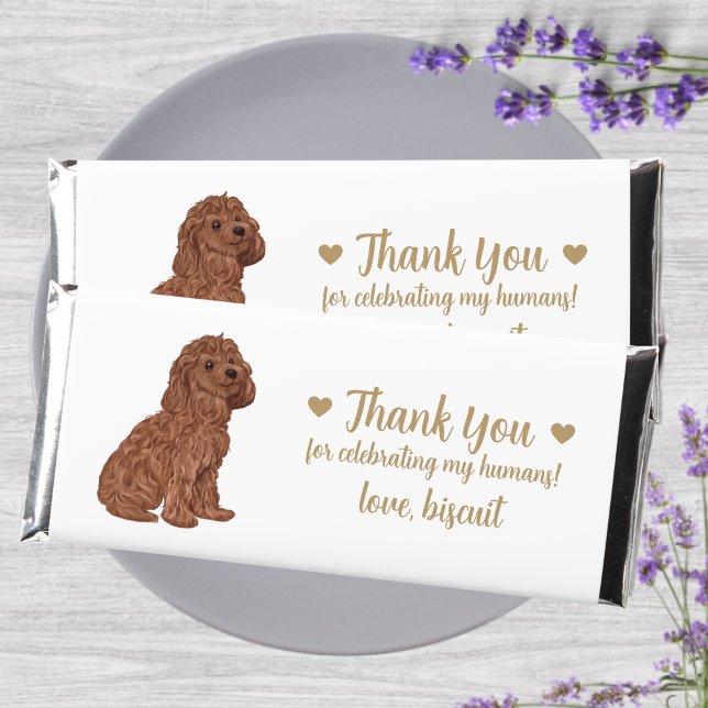 Custom Personalized Dog Wedding  Hershey Bar Favors (Creator Uploaded)