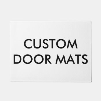Custom Personalized Door Mat Blank Template by CustomBlankTemplates at Zazzle