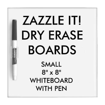 Custom Personalized Dry Erase Board Blank Template by GoOnZazzleIt at Zazzle