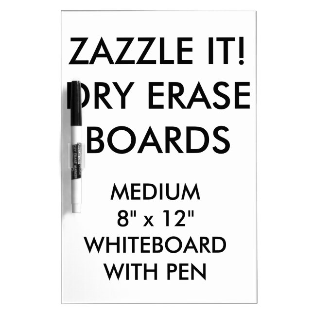 Custom Personalized Dry Erase Board Blank Template (Front)