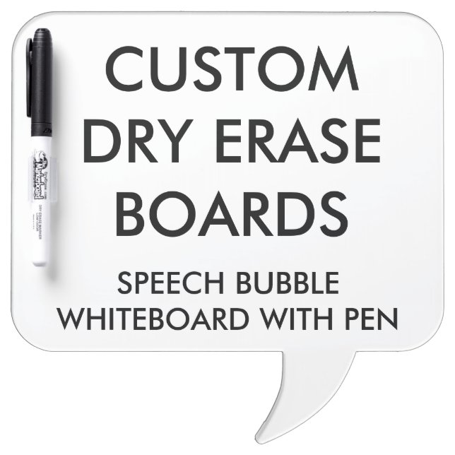 Custom Personalized Dry Erase Board Blank Template (Front)