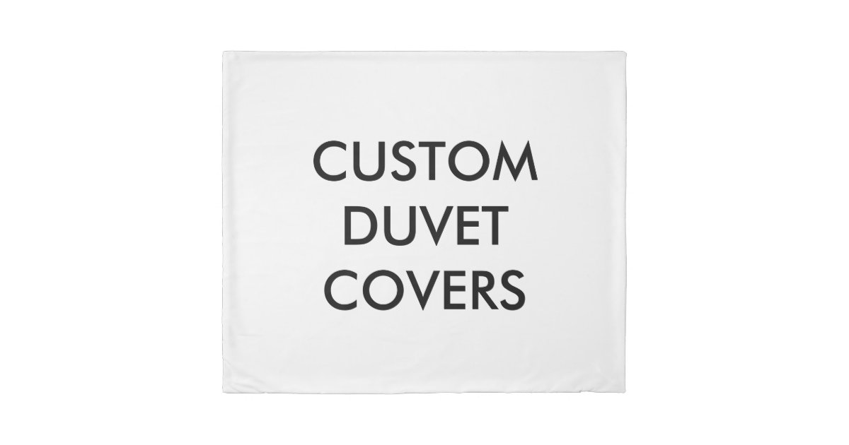 Custom Personalized Duvet Cover Blank Template Zazzle Com